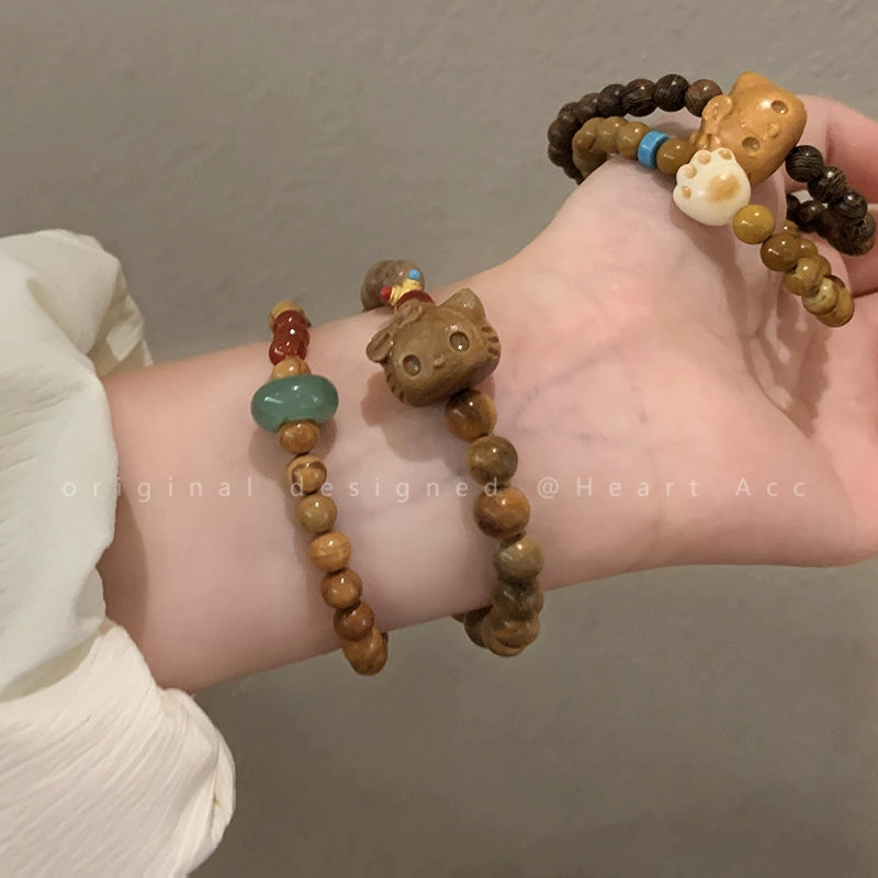 Ebony Cute  Beaded Bracelet