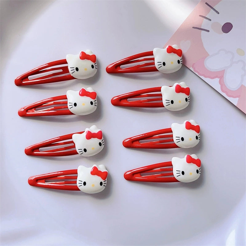 10 PCs Kitty Barrettes