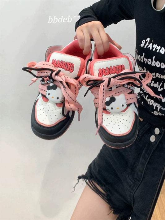 Hello Kitty Bread Skateboard Shoes