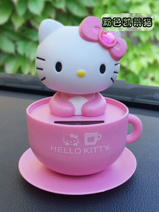 Solar Shaking Head Hello Kitty