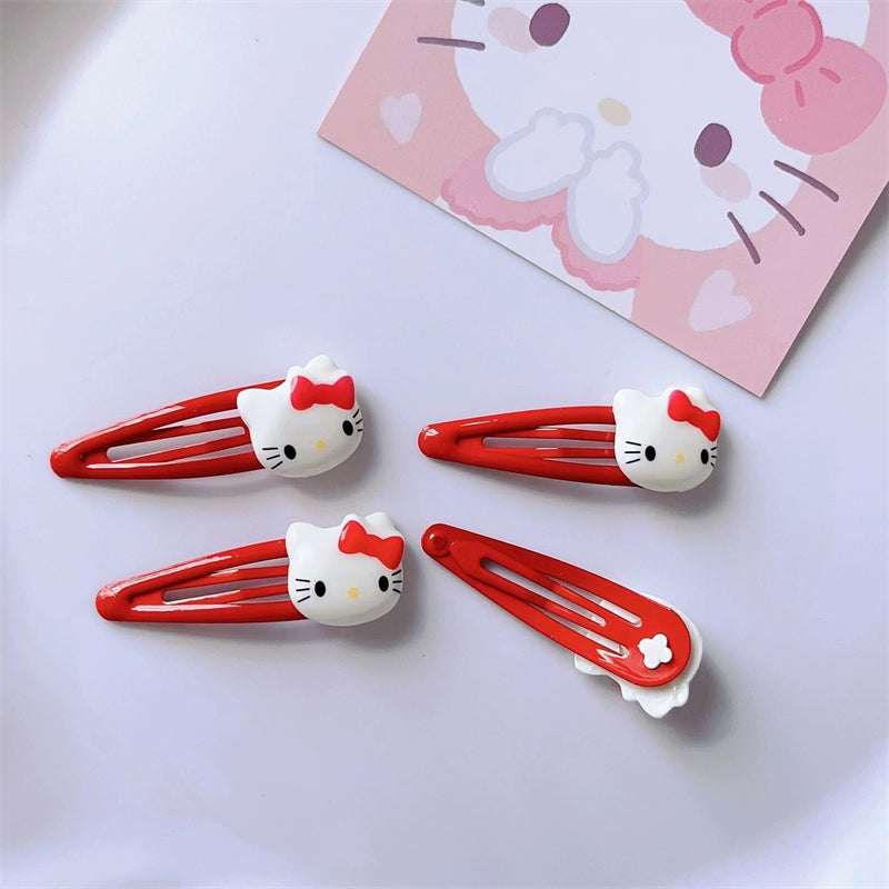 10 PCs Kitty Barrettes