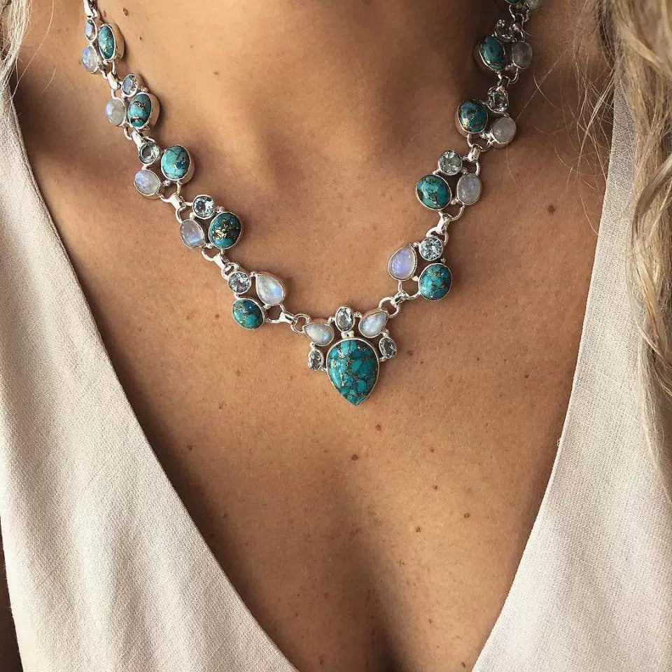 Choker Fashion Boho Flower Necklace Bohemian Necklace