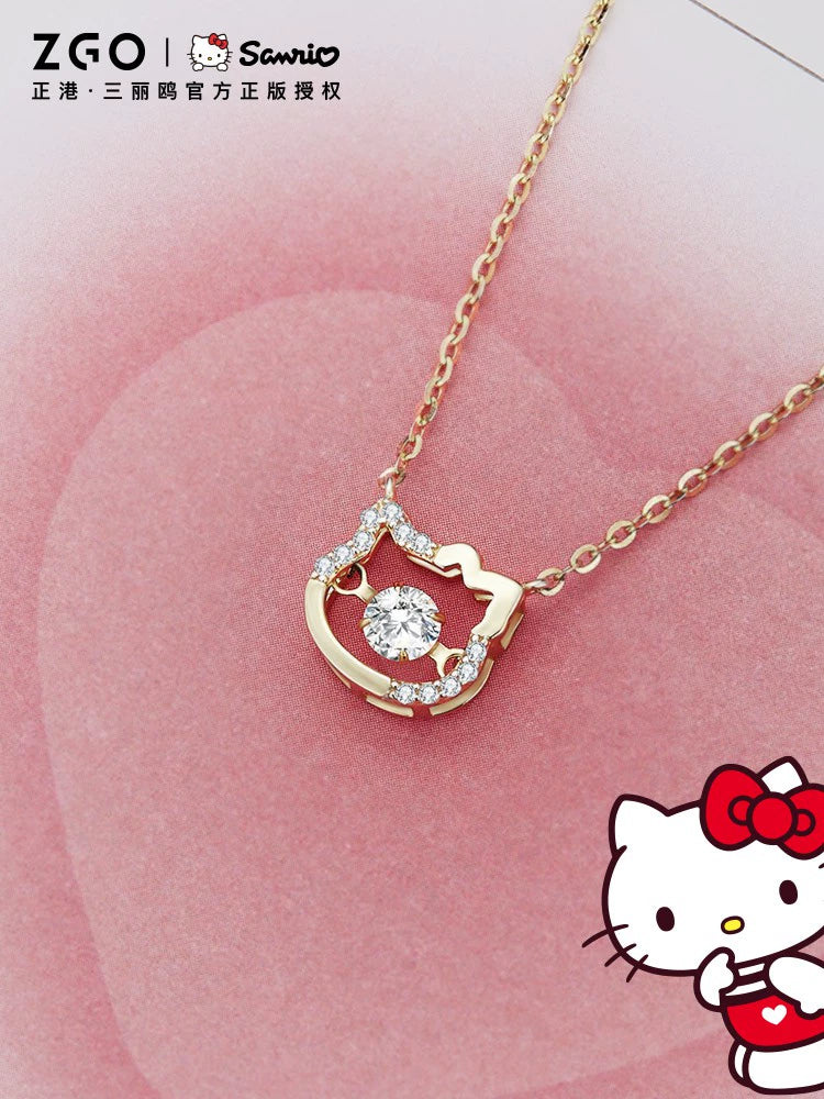 Hello Kitty  Sterling Silver Necklace