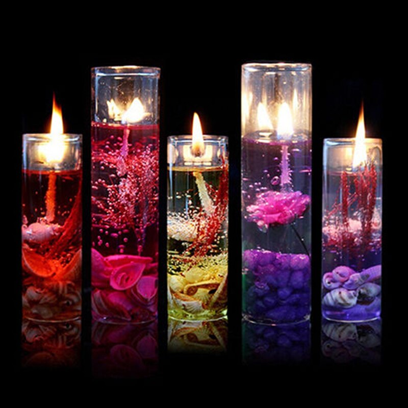 8.5*3cm Ocean Theme Gel Candles