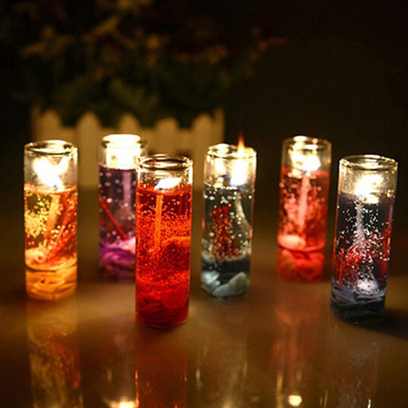 8.5*3cm Ocean Theme Gel Candles