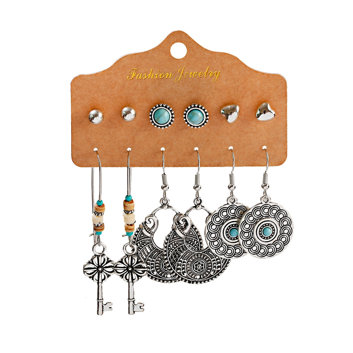 Boho  Dangle/Round Earrings