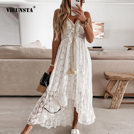 Lace Patchwork Elegant Dress