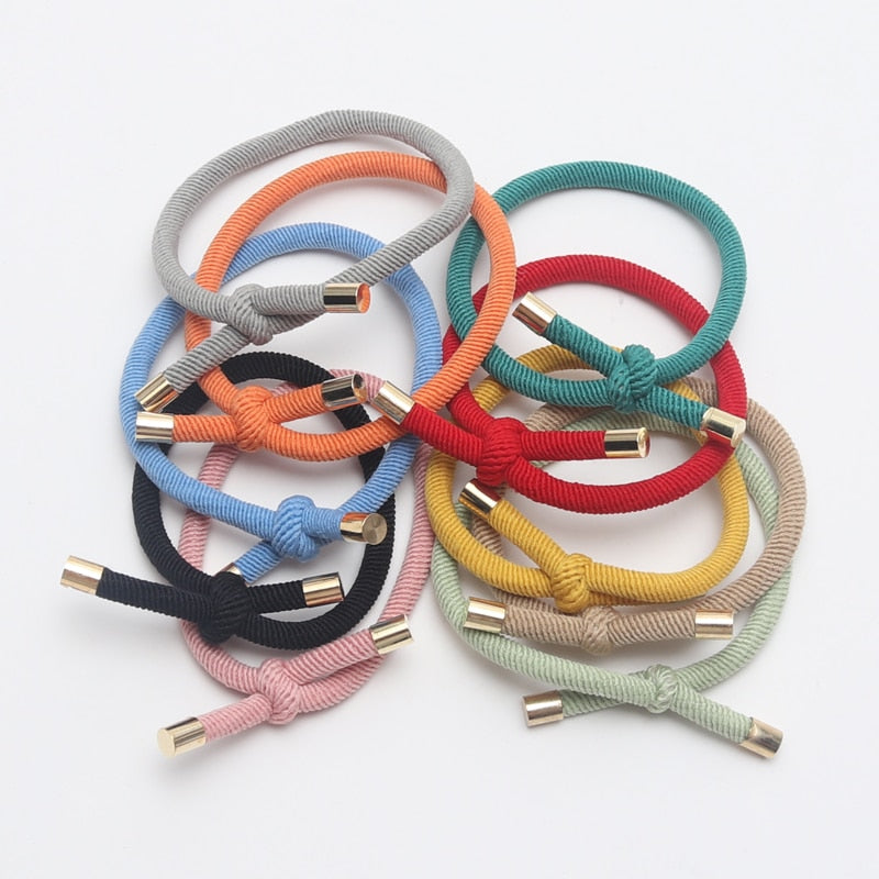 10PCS Elastic Hair Rubber Bands