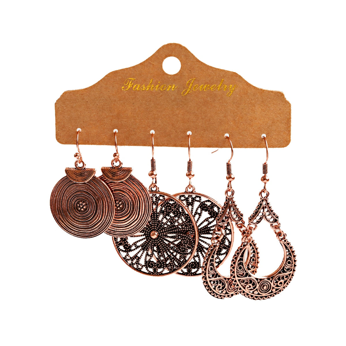 Boho  Dangle/Round Earrings