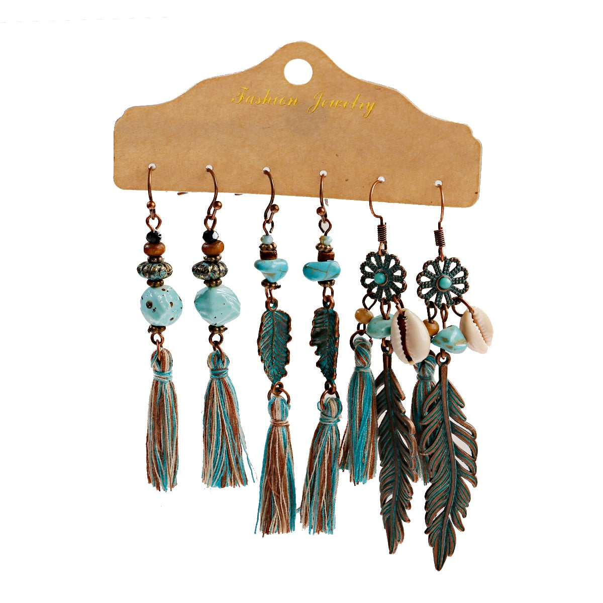 Boho  Dangle/Round Earrings