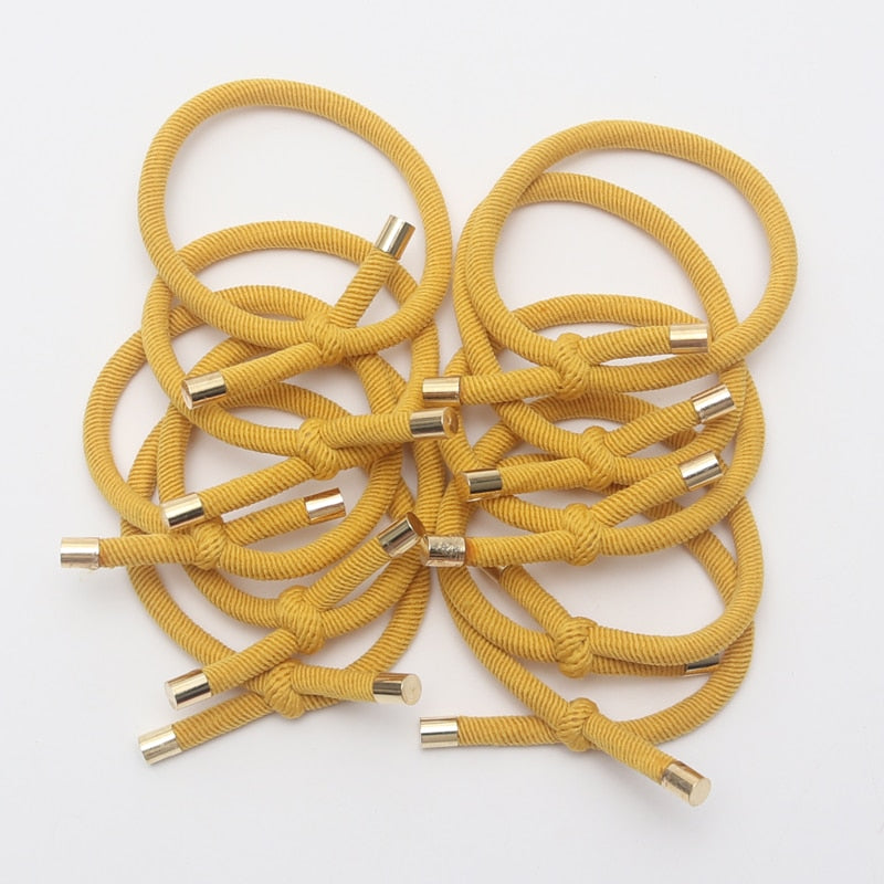 10PCS Elastic Hair Rubber Bands