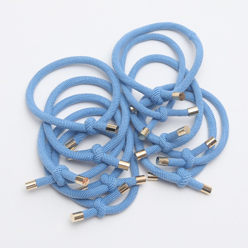 10PCS Elastic Hair Rubber Bands