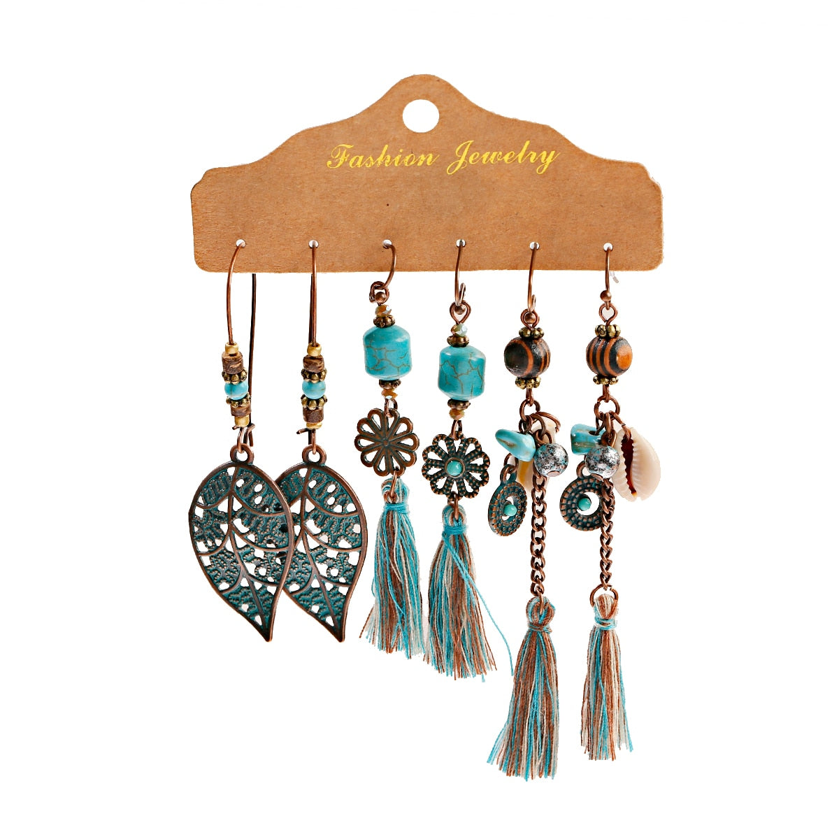 Boho  Dangle/Round Earrings