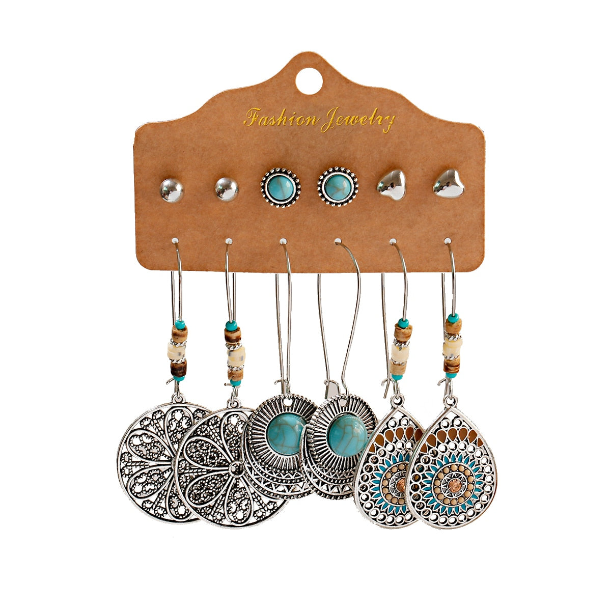 Boho  Dangle/Round Earrings