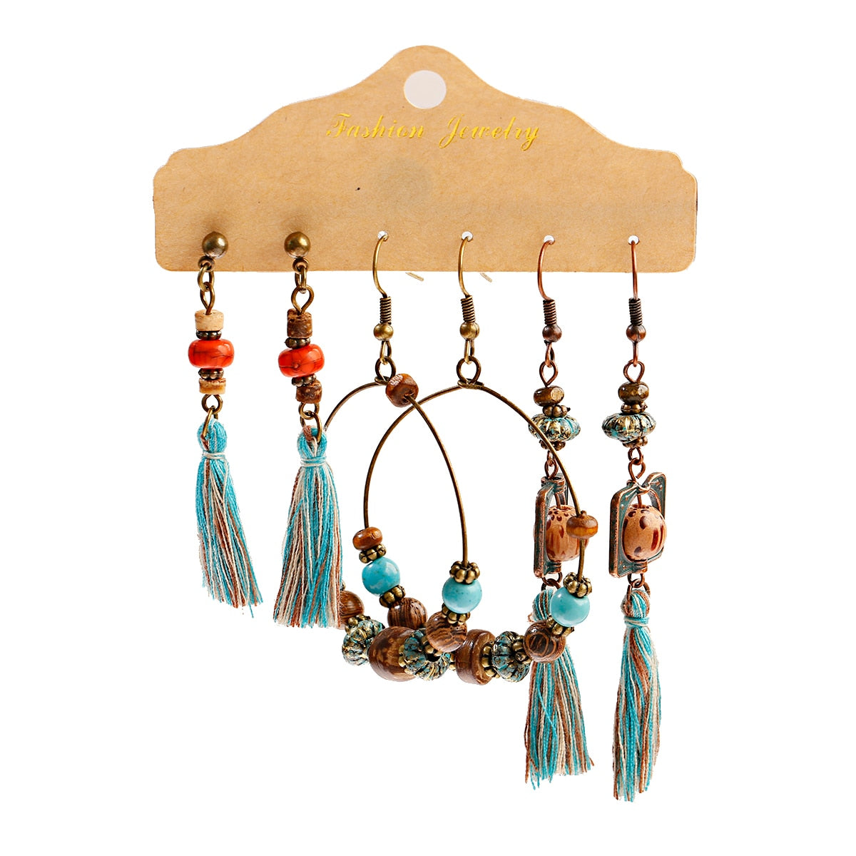 Boho  Dangle/Round Earrings