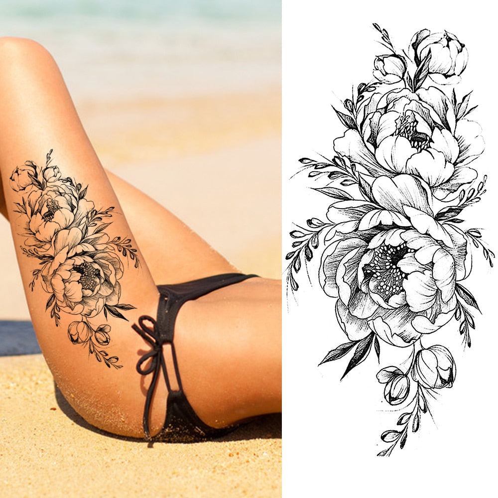 Watercolor Temporary Tattoos