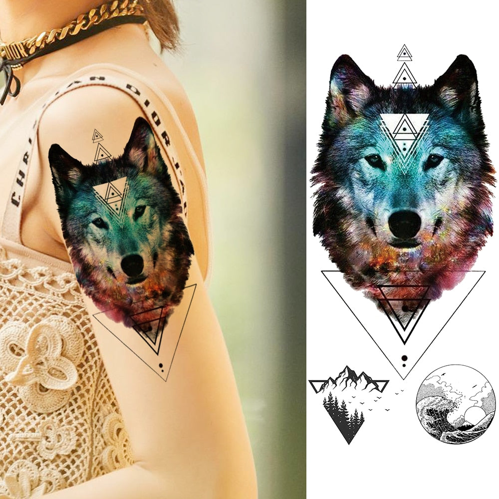 Watercolor Temporary Tattoos