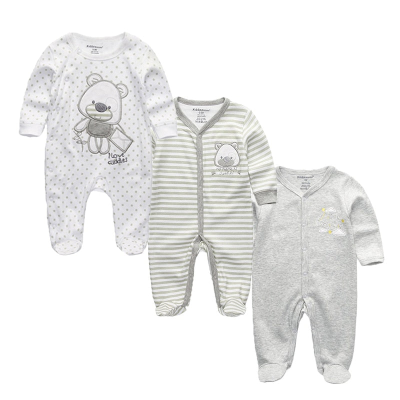 3pcs Baby Romper