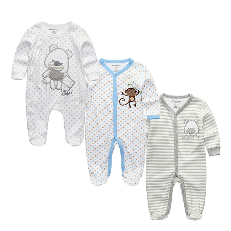 3pcs Baby Romper