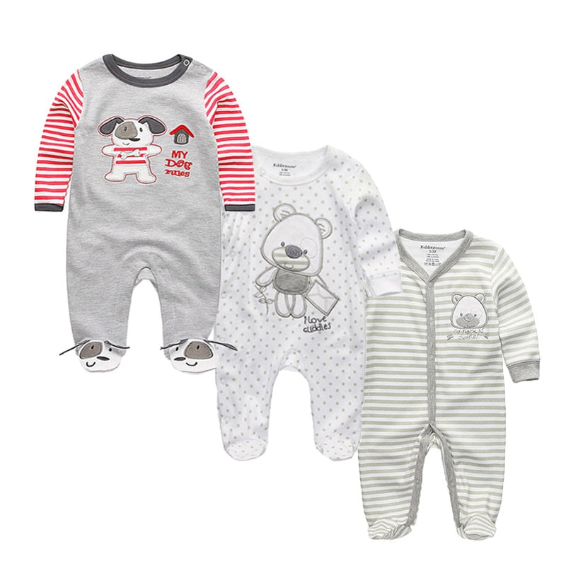 3pcs Baby Romper