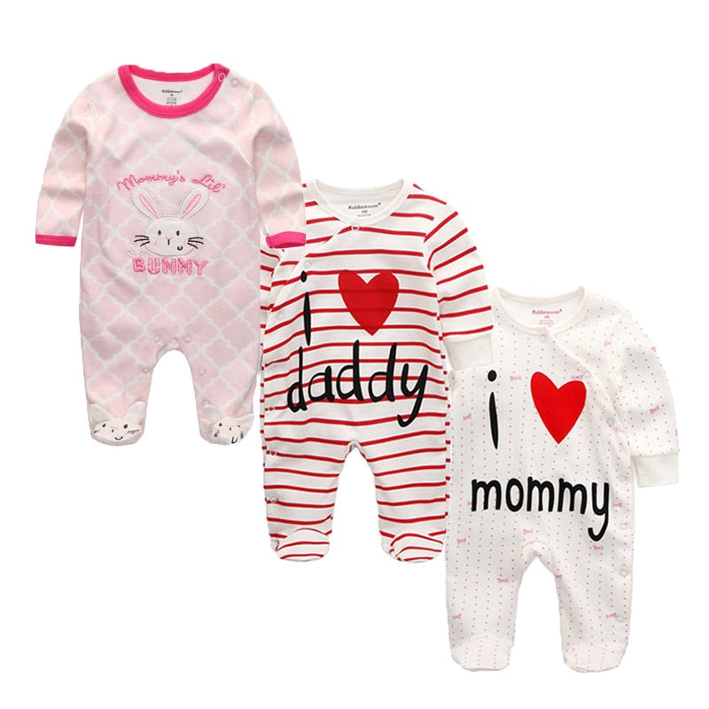 3pcs Baby Romper