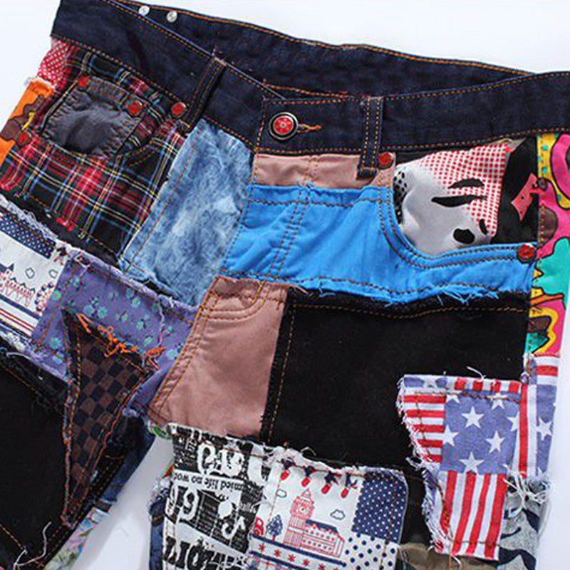 Patchwork Jeans