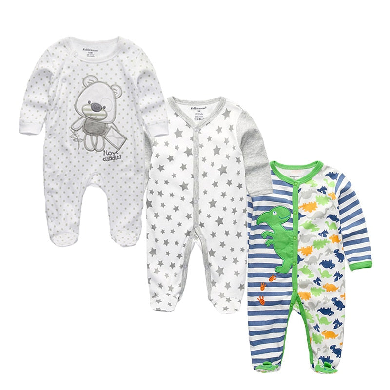 3pcs Baby Romper