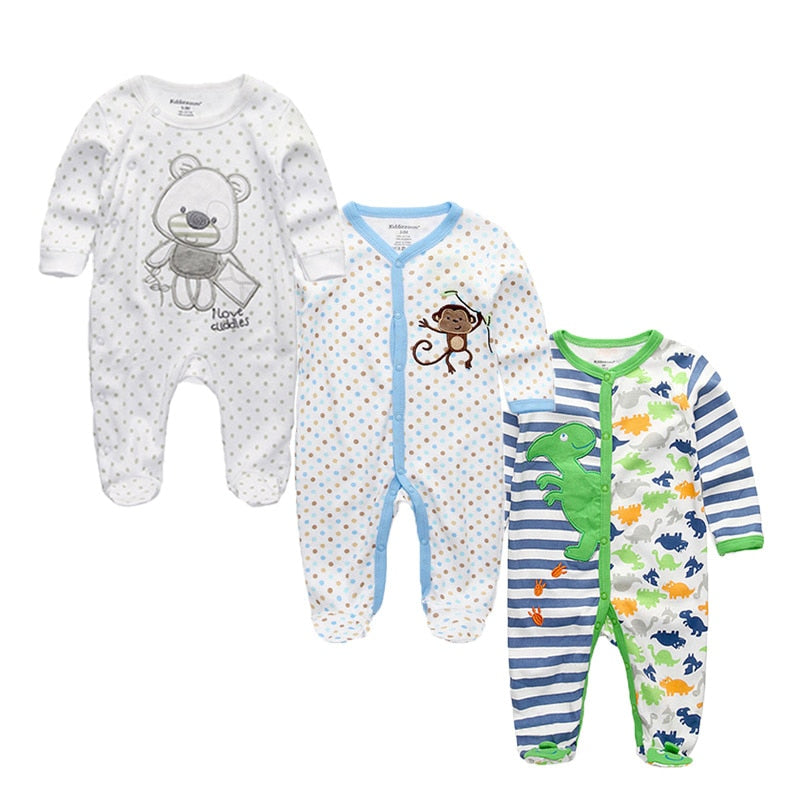 3pcs Baby Romper