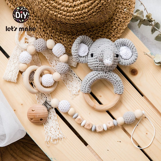 Baby Rattles Set & Crochet Animals