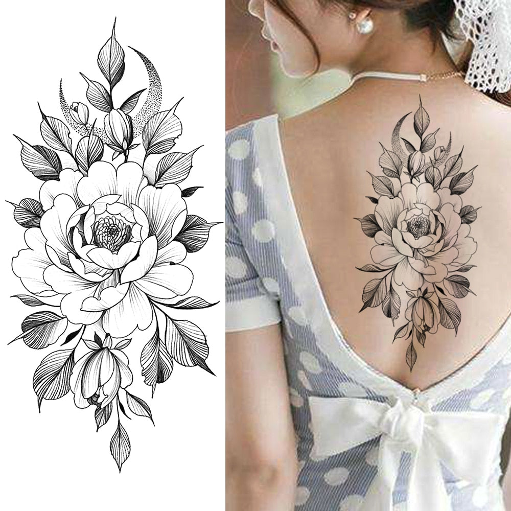 Watercolor Temporary Tattoos