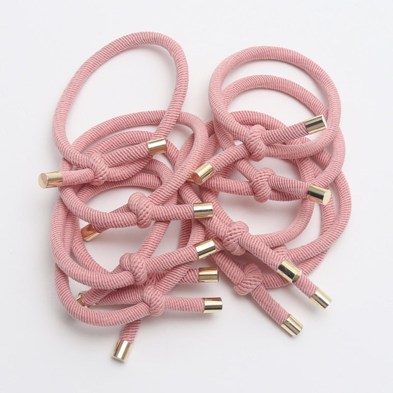 10PCS Elastic Hair Rubber Bands