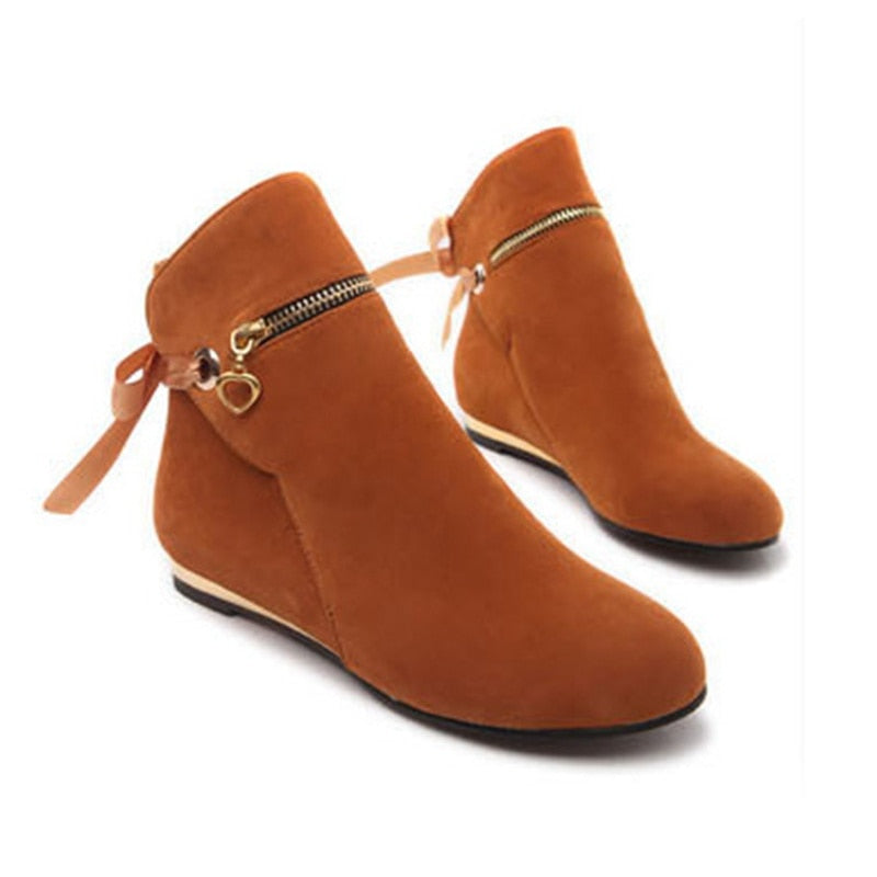 Sweet Bow Ankle Boots