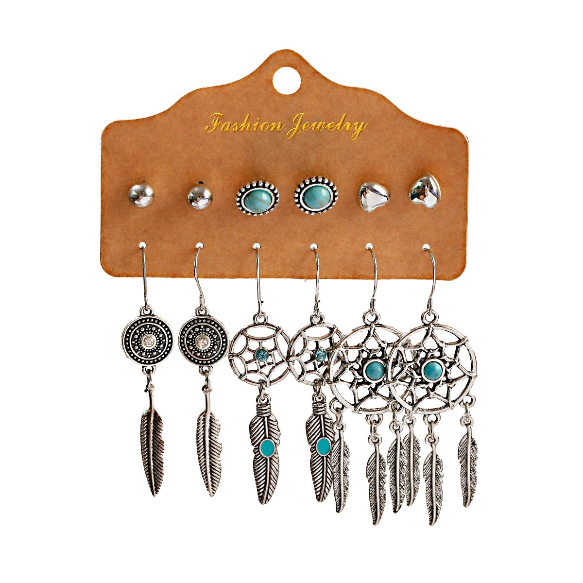 Boho  Dangle/Round Earrings