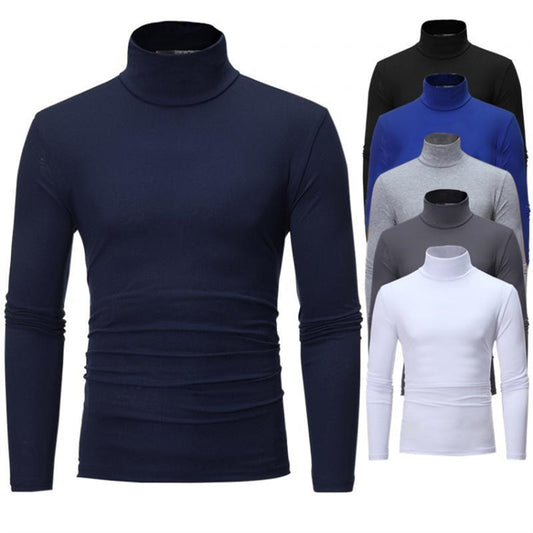 Casual Slim Fit Turtleneck Pullover