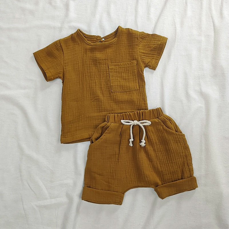 Organic Cotton Baby Clothes Set