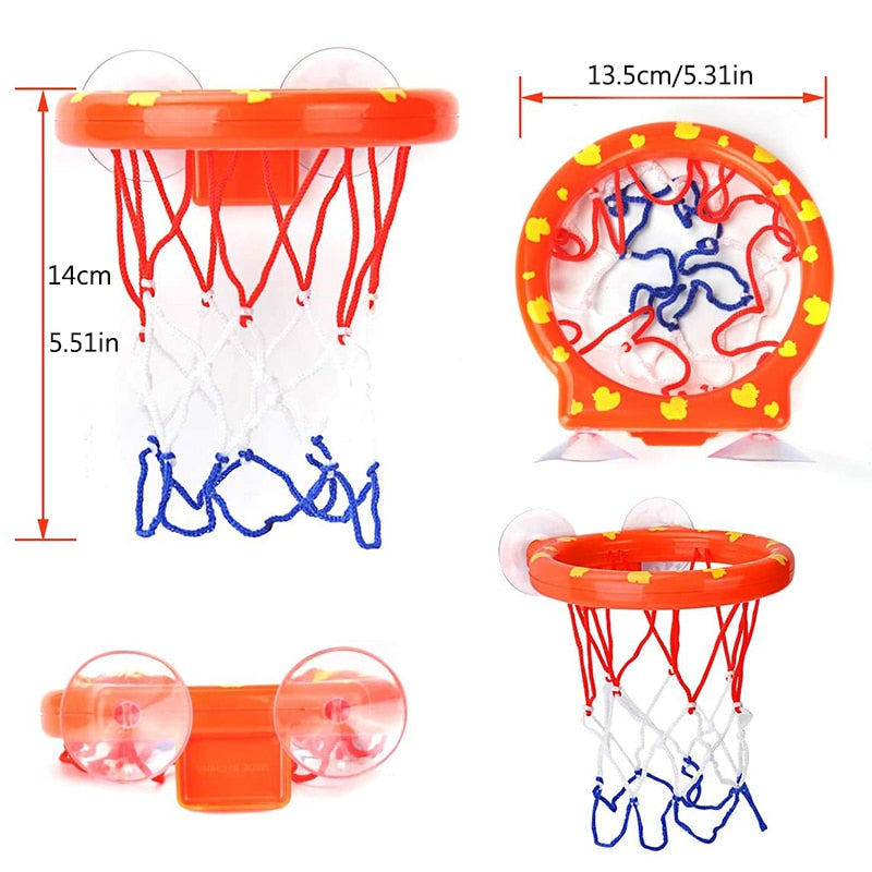 Basketball Hoop with 3 Balls Bath Toy