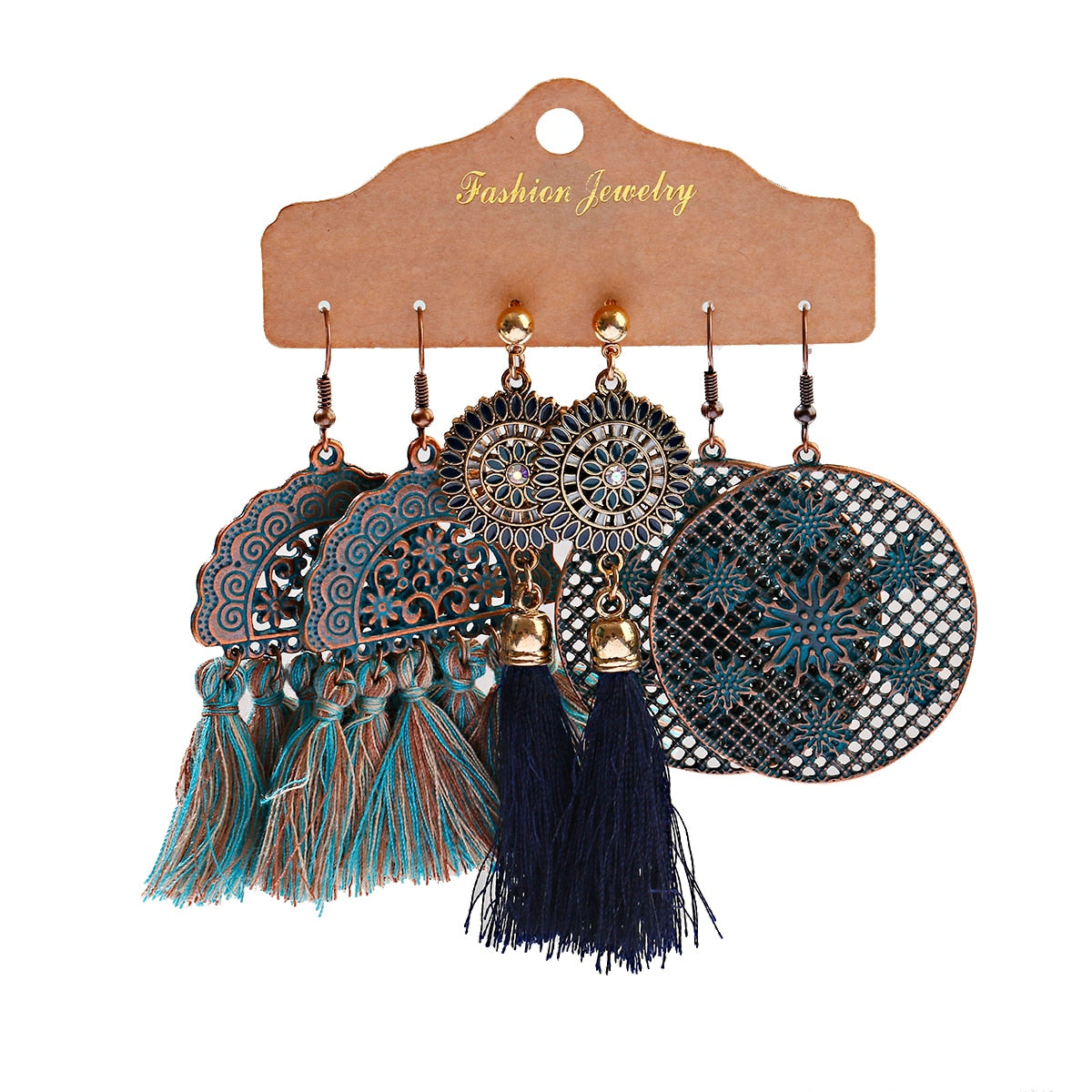 Boho  Dangle/Round Earrings