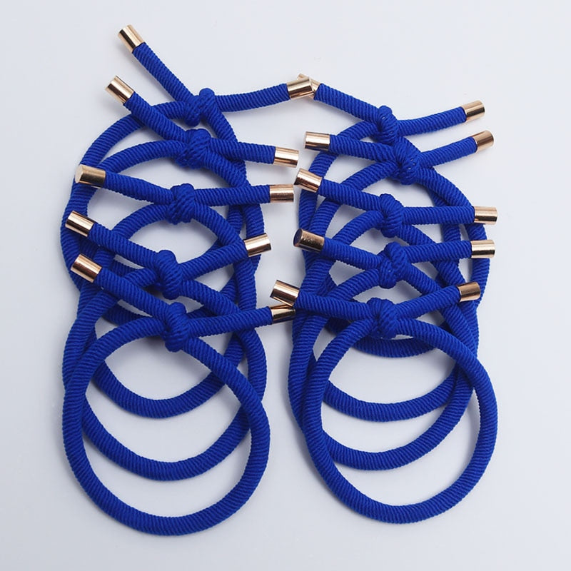 10PCS Elastic Hair Rubber Bands